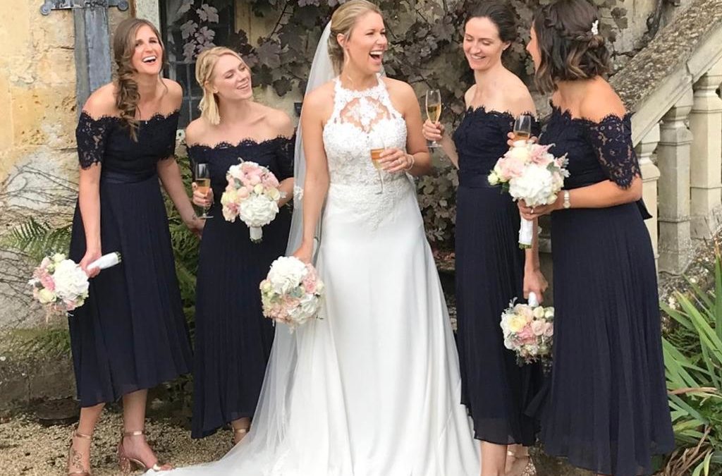 Bridesmaids Sudeley castle celebrant wedding Justine Wykerd