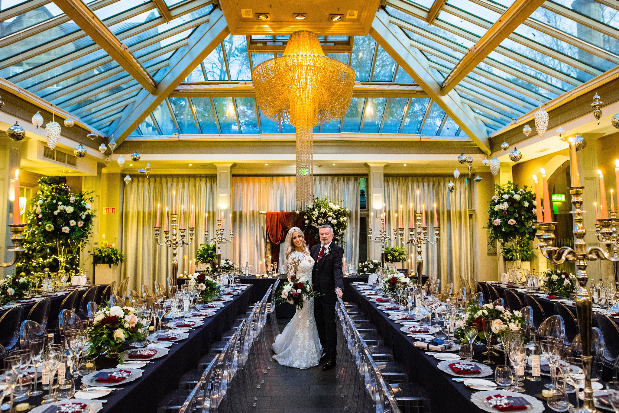table setting Hampton Manor renewal of vows celebrant ceremony